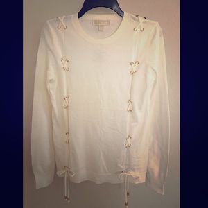 Micheal Kors white sweater size S